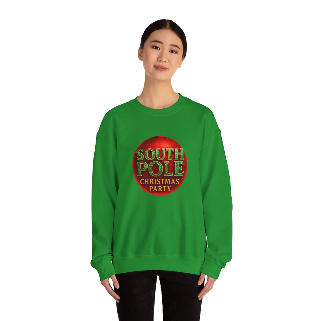 South Pole Christmas Party | Holiday Ornament Sweatshirt