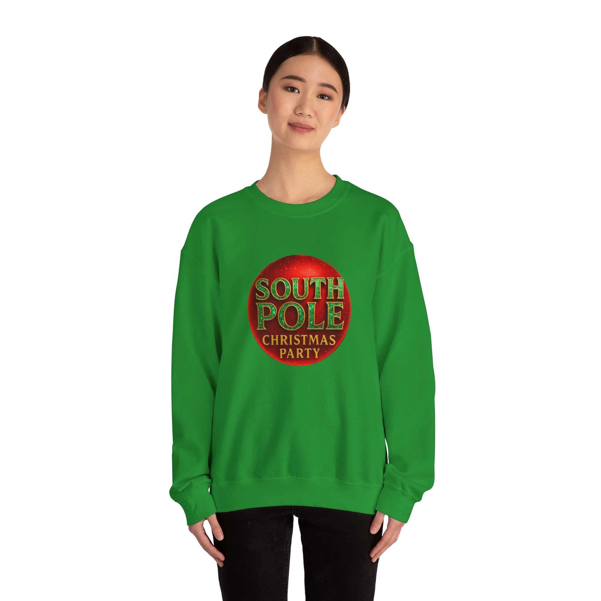 South Pole Christmas Party | Holiday Ornament Sweatshirt